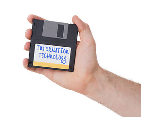 Image showing Floppy disk, data storage support 