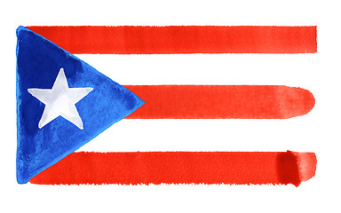 Image showing Puerto Rico flag illustration