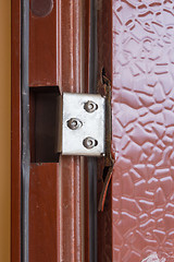 Image showing Rusted metal, and broke at the hinges on the doors cheap