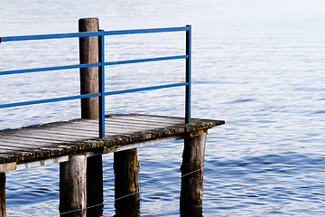 Image showing Pier on the lake