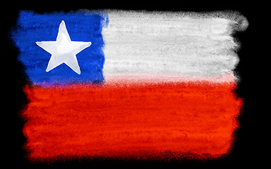 Image showing Chile flag illustration