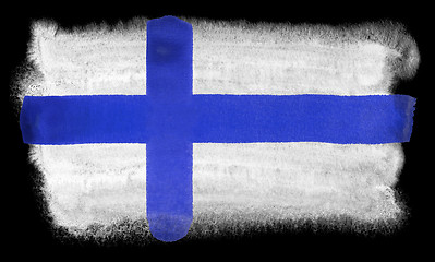 Image showing Finland flag illustration
