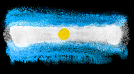 Image showing Argentina flag illustration