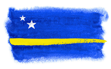 Image showing Curacao flag illustration