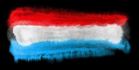 Image showing Luxembourg flag illustration