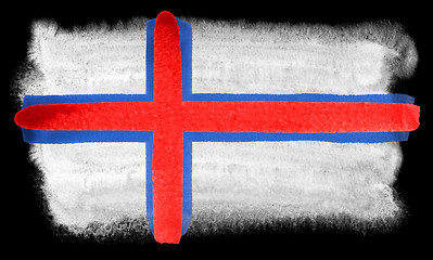 Image showing Faroe Islands flag illustration