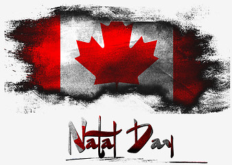 Image showing Flag of Canada for Natal Day