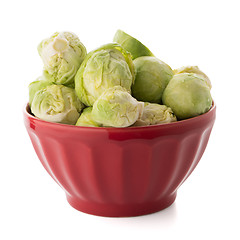 Image showing Fresh brussels sprouts