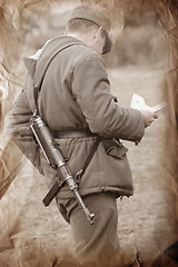 Image showing War reenacting