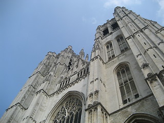 Image showing The St. Michael and St. Gudula church in Brussels, Belgium