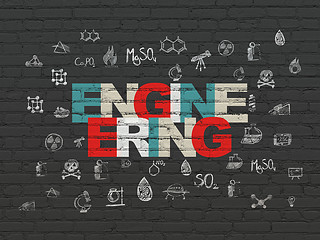 Image showing Science concept: Engineering on wall background