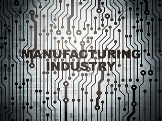 Image showing Industry concept: circuit board with Manufacturing Industry