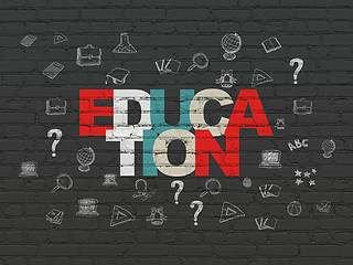 Image showing Learning concept: Education on wall background