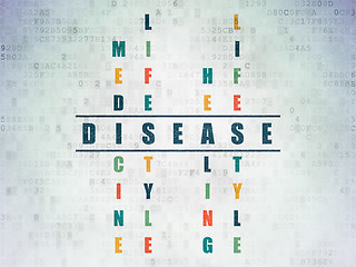 Image showing Health concept: Disease in Crossword Puzzle