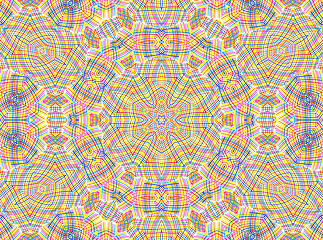 Image showing Abstract color lines pattern