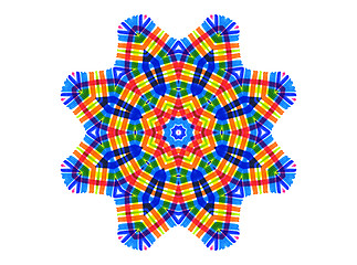 Image showing Abstract bright color shape