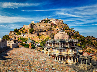 Image showing Kumbhalgarh fort, India