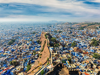 Image showing Jodhpur the Blue city, Rajasthan, India