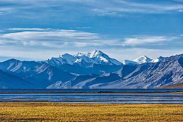 Image showing Himalayan lake Tso Moriri in Himalayas, Ladakh