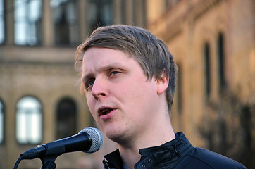 Image showing Norwegian politician Åsmund Aukrust (Ap)