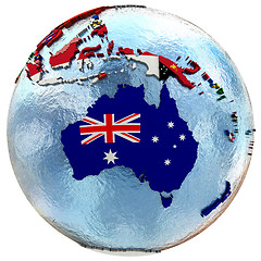 Image showing Political Australia map