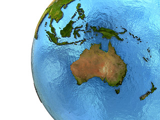 Image showing Australasian continent on Earth