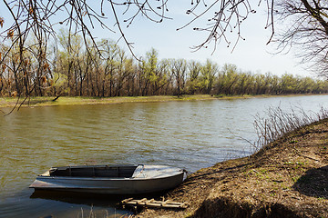 Image showing Boat at the riverside