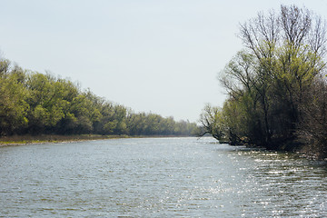 Image showing Landscape with views of the river