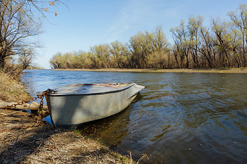 Image showing Boat at the riverside