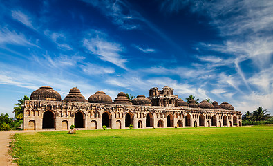 Image showing Ancient ruins of Elephant Stables