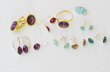 Image showing Female accessories: bijoux