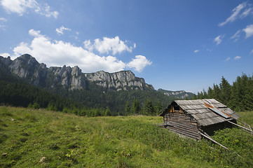 Image showing Old sheepfold on the mountain