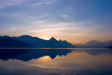 Image showing Mountain Sunrise