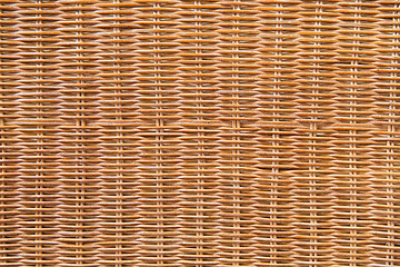 Image showing close up of brown wicker surface background
