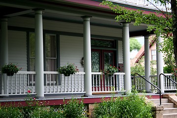 Image showing Inviting Front Porch