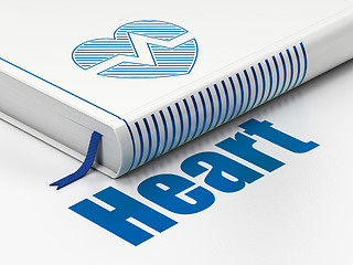 Image showing Health concept: book Heart, Heart on white background