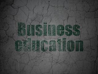 Image showing Education concept: Business Education on grunge wall background