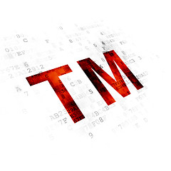 Image showing Law concept: Trademark on Digital background