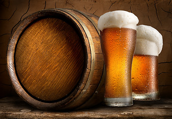 Image showing Beer in cellar