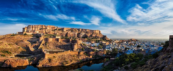 Image showing Mehrangarh Fort, Jodhpur, Rajasthan, India