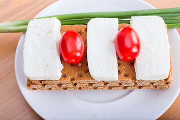 Image showing crispy cheese sandwich