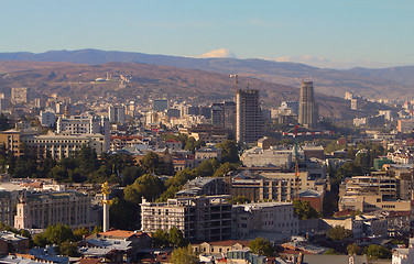 Image showing  panoramic view from height of bird flight