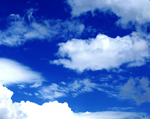 Image showing the white clouds