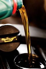 Image showing Fresh motor oil