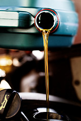 Image showing Fresh motor oil