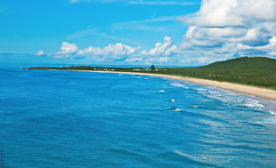 Image showing tropical beach coastline
