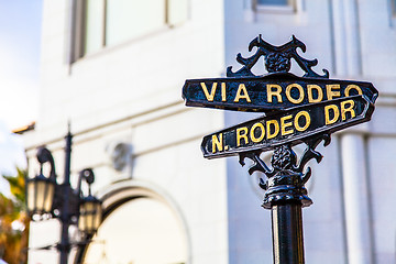 Image showing Rodeo Dr