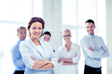 Image showing businesswoman in office