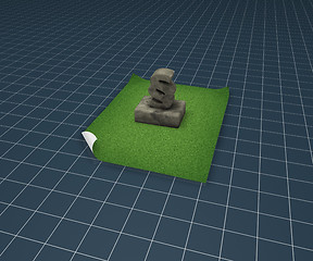 Image showing paragraph monument - 3d rendering