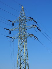 Image showing Electric tower